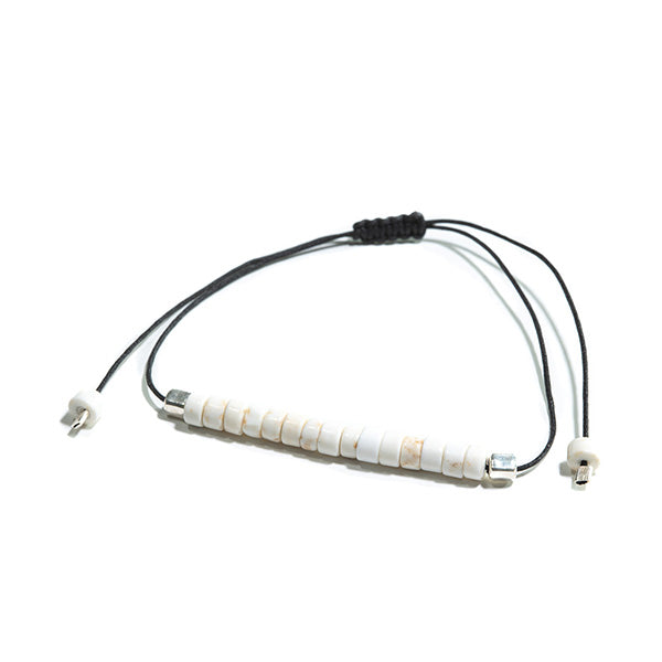 Bracelet artisanal bulle de ville howlite
