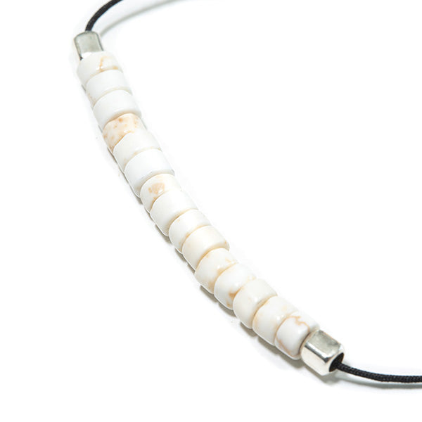 Bracelet artisanal bulle de ville howlite