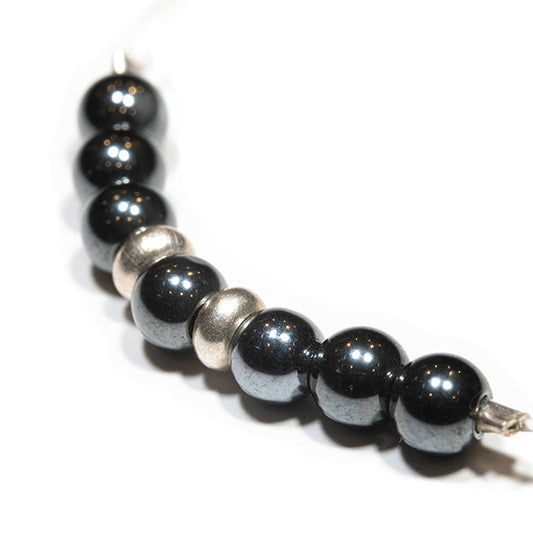 Bracelet artisanal bulle de vie hématite