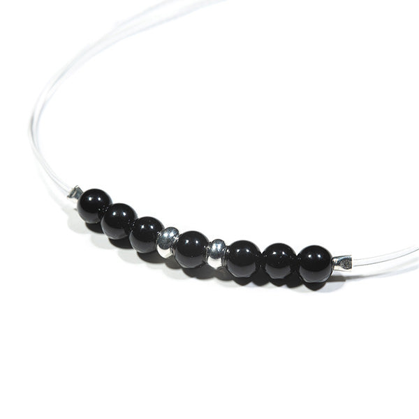Bracelet artisanal bulle de vie onyx