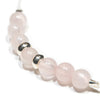 Bracelet artisanal bulle de vie quartz rose